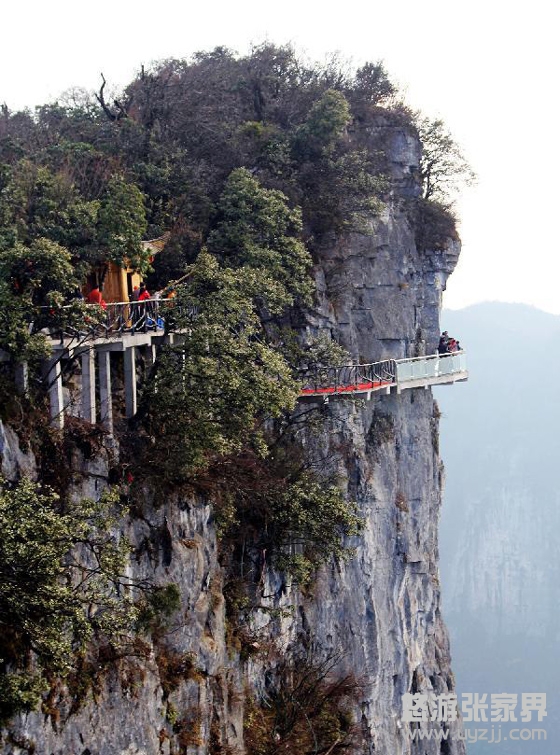 張家界天門山鬼谷棧道.